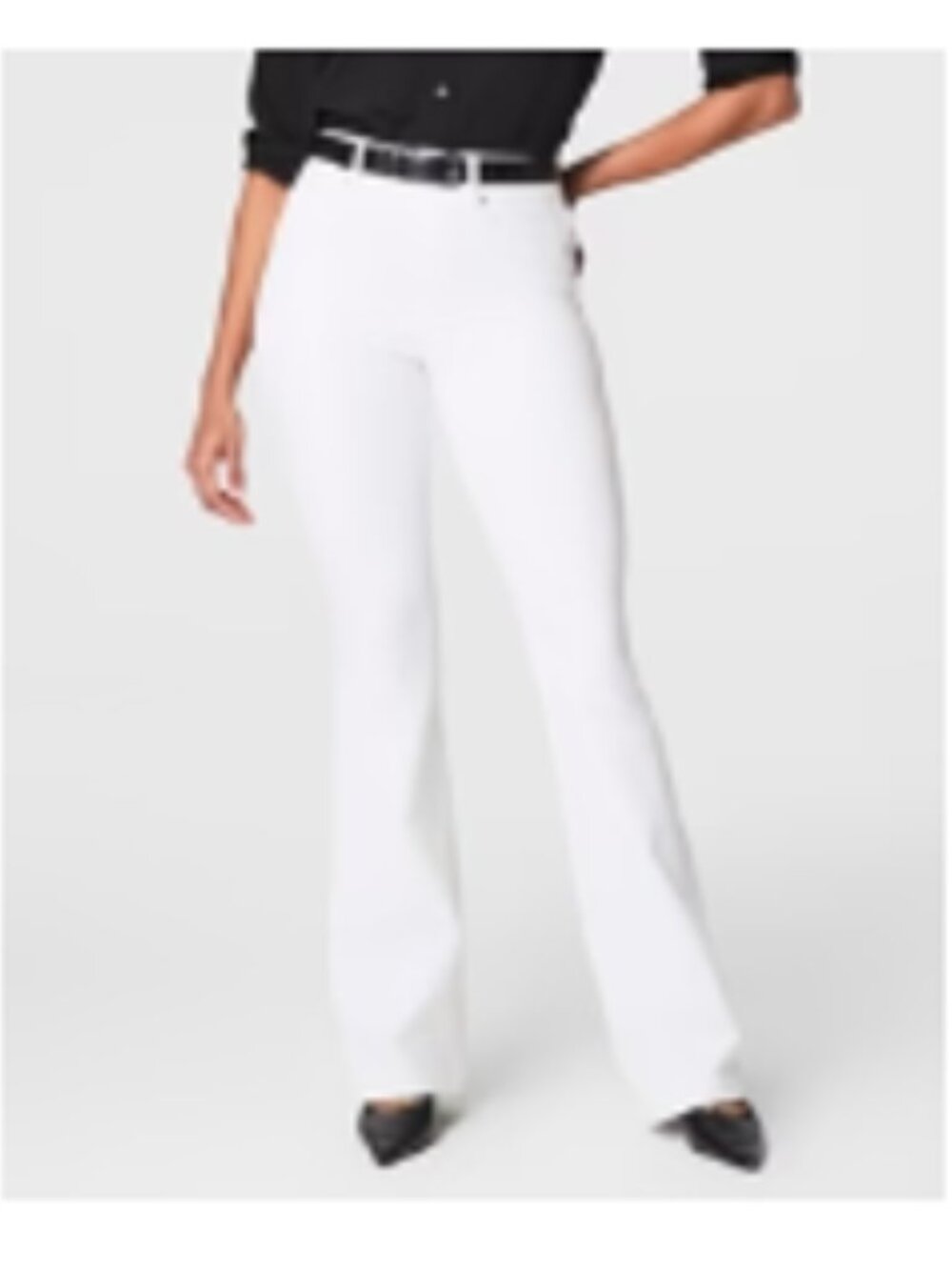 Spanx Flared White Jeans